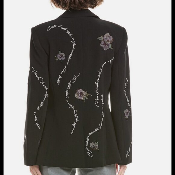 Cinq À Sept Italian Love Letter Cheyenne Blazer Women's NWT size8 - Picture 3 of 3